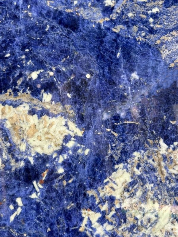 الكنز الطبيعي الأزرق Sodalite الكوارتز بلاطة